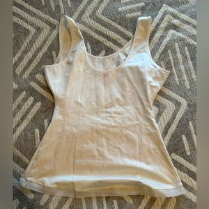 Cream spanx tank size 10